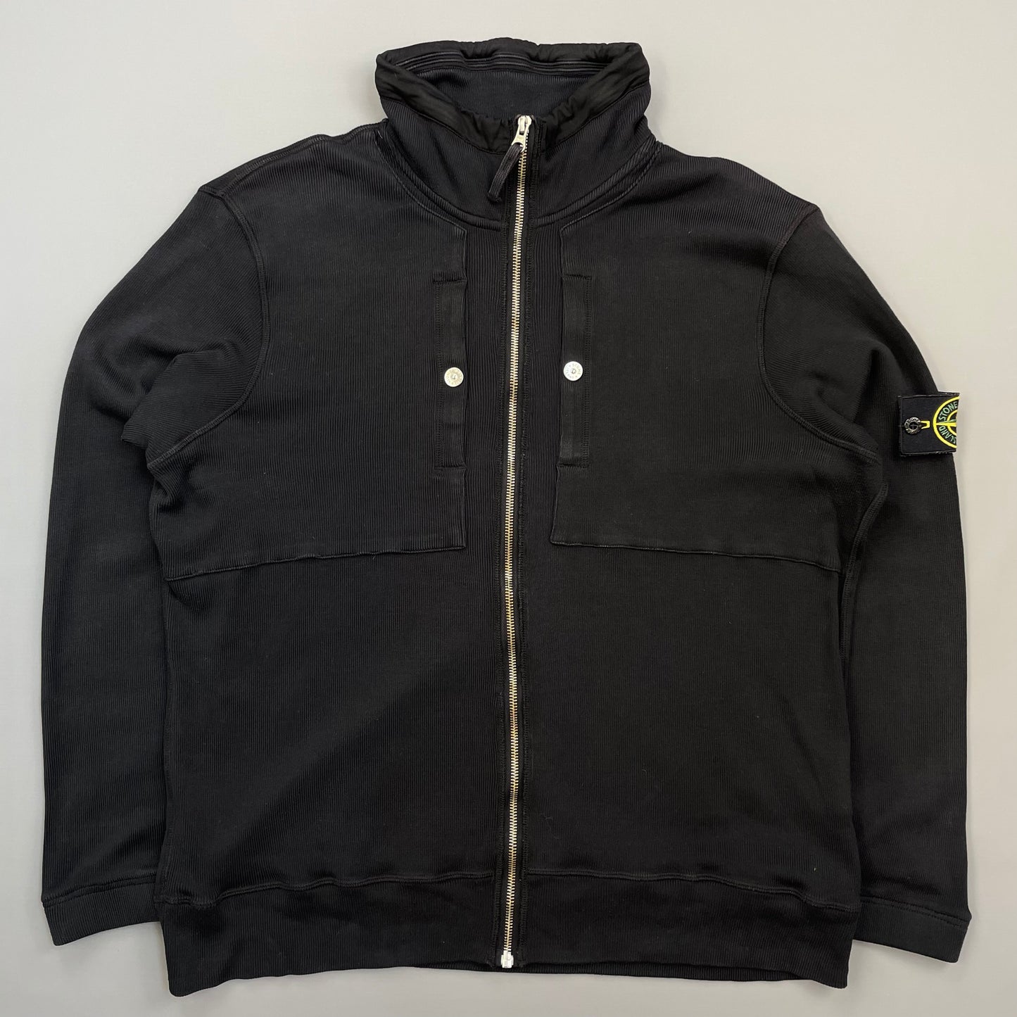 Stone Island Black SS09 Lightweight Cotton Zip-Through Jacket