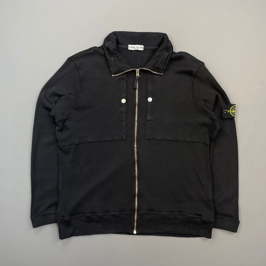 Stone Island Black SS09 Lightweight Cotton Zip-Through Jacket