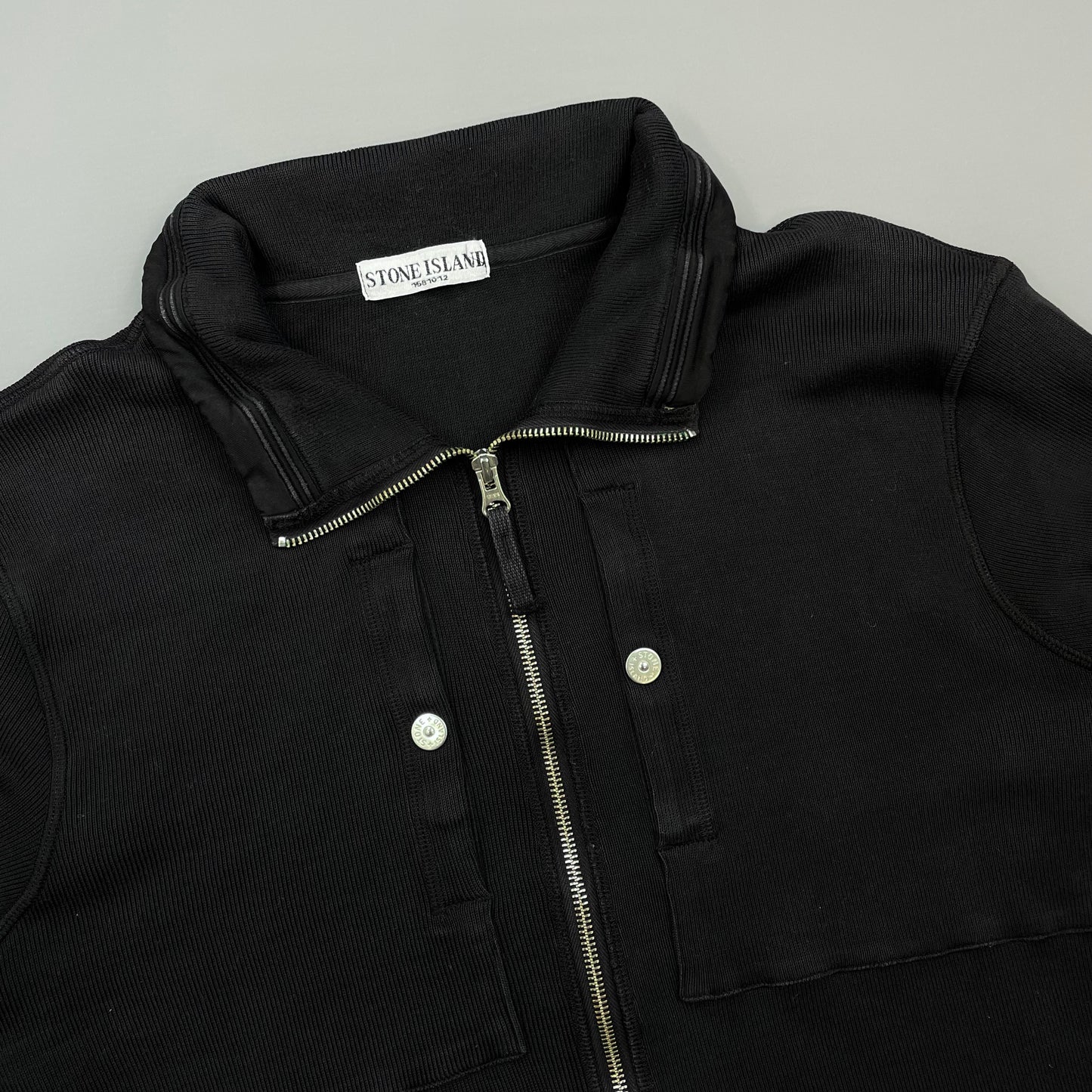 Stone Island Black SS09 Lightweight Cotton Zip-Through Jacket