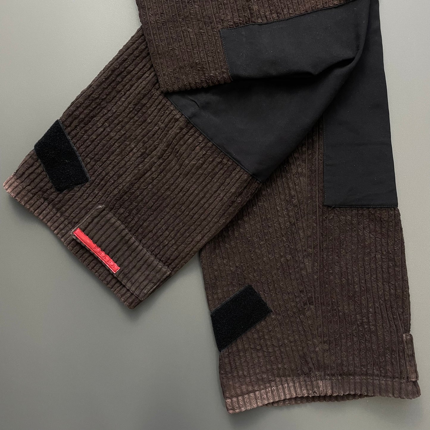 Prada Sport Brown FW00 Corduroy Ski Pant Trousers