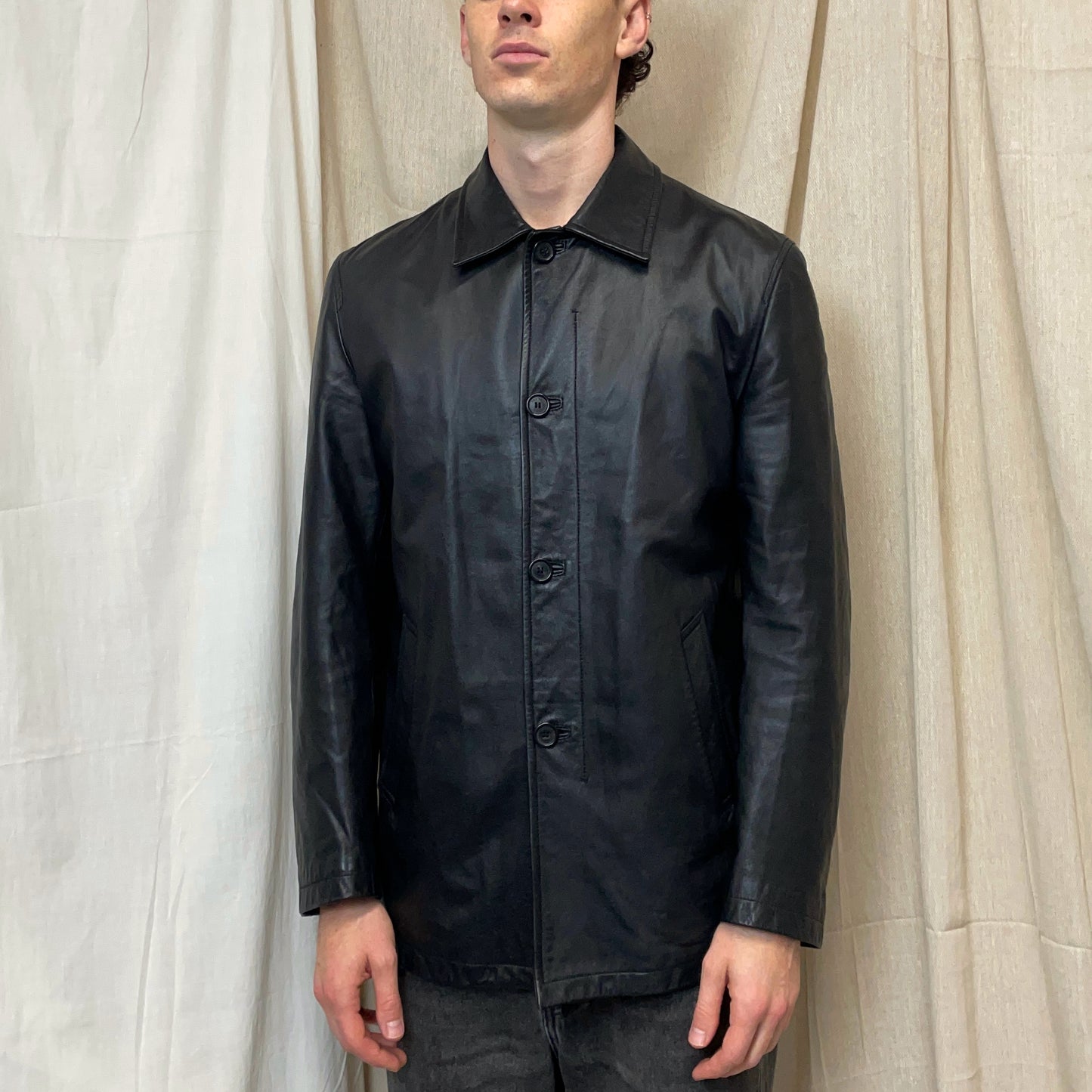 Prada Milano Black FW99/00 Leather Jacket