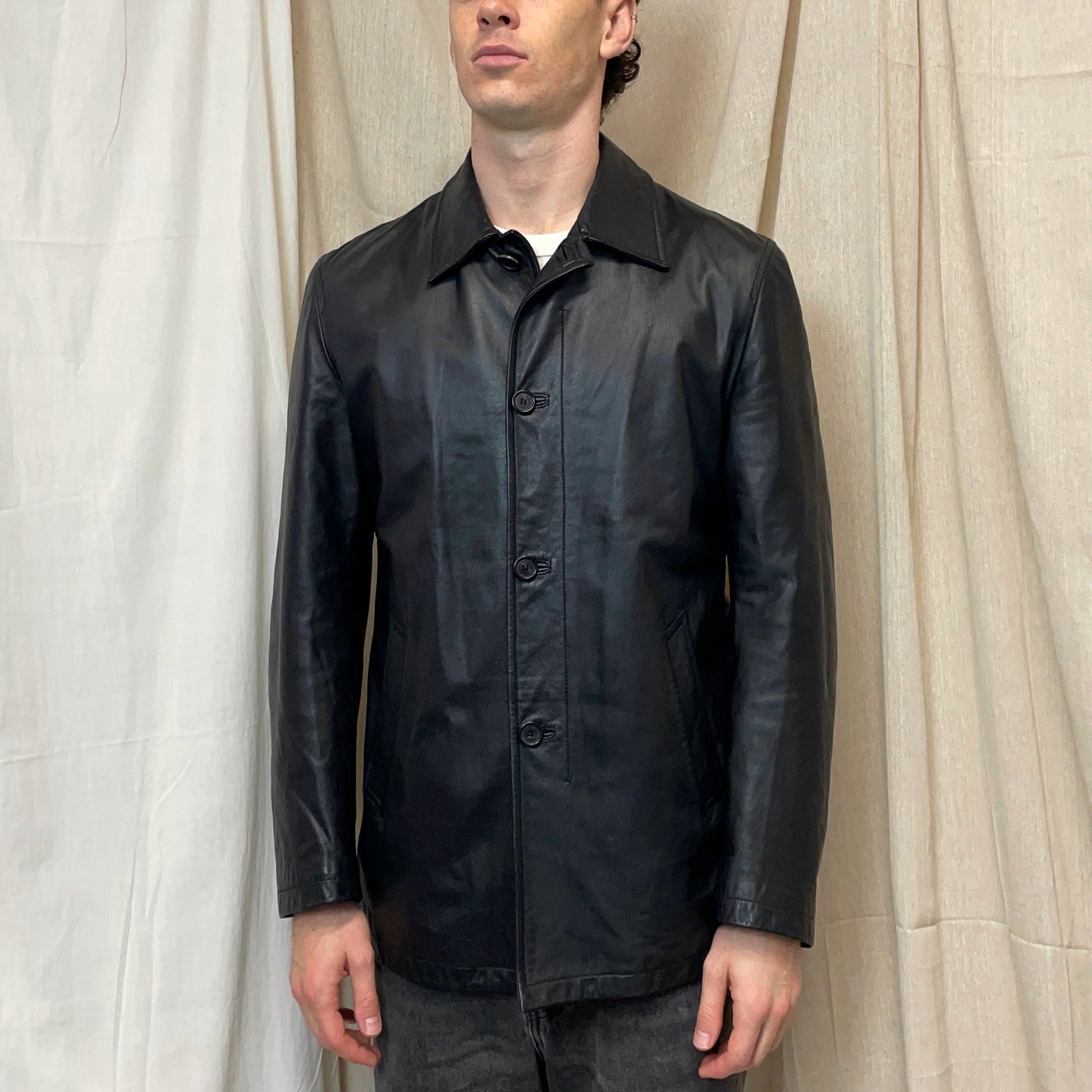 Prada Milano Black FW99/00 Leather Jacket