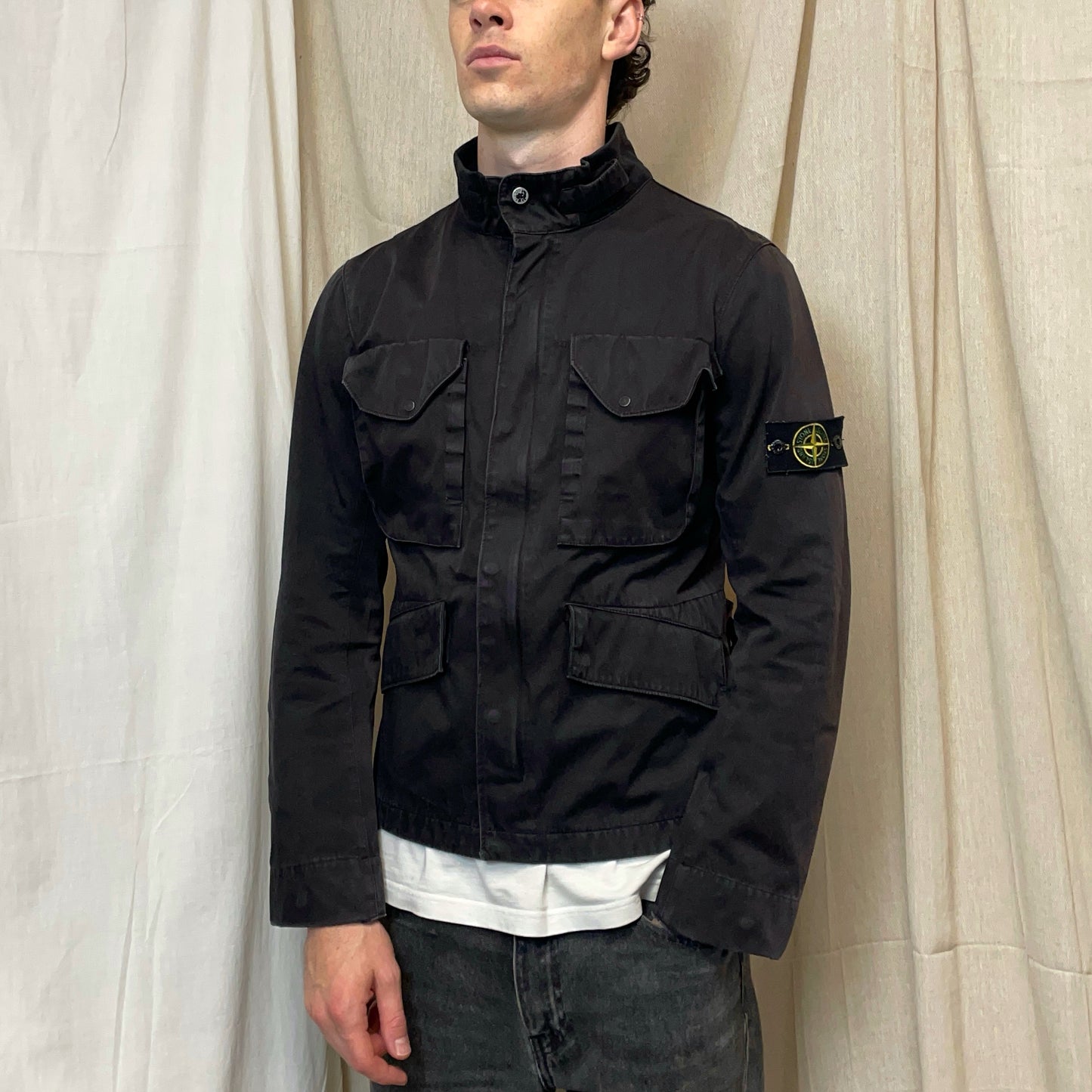 Stone Island Black SS08 Multi-Pocket Jacket