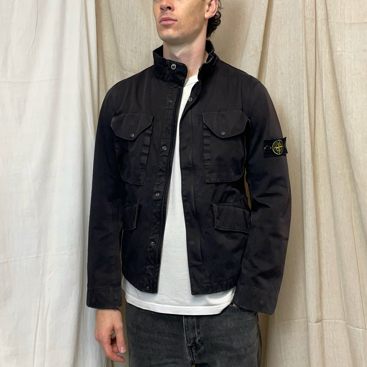 Stone Island Black SS08 Multi-Pocket Jacket