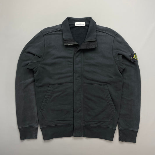 Stone Island Grey AW17 Zip-Through Cotton Jacket
