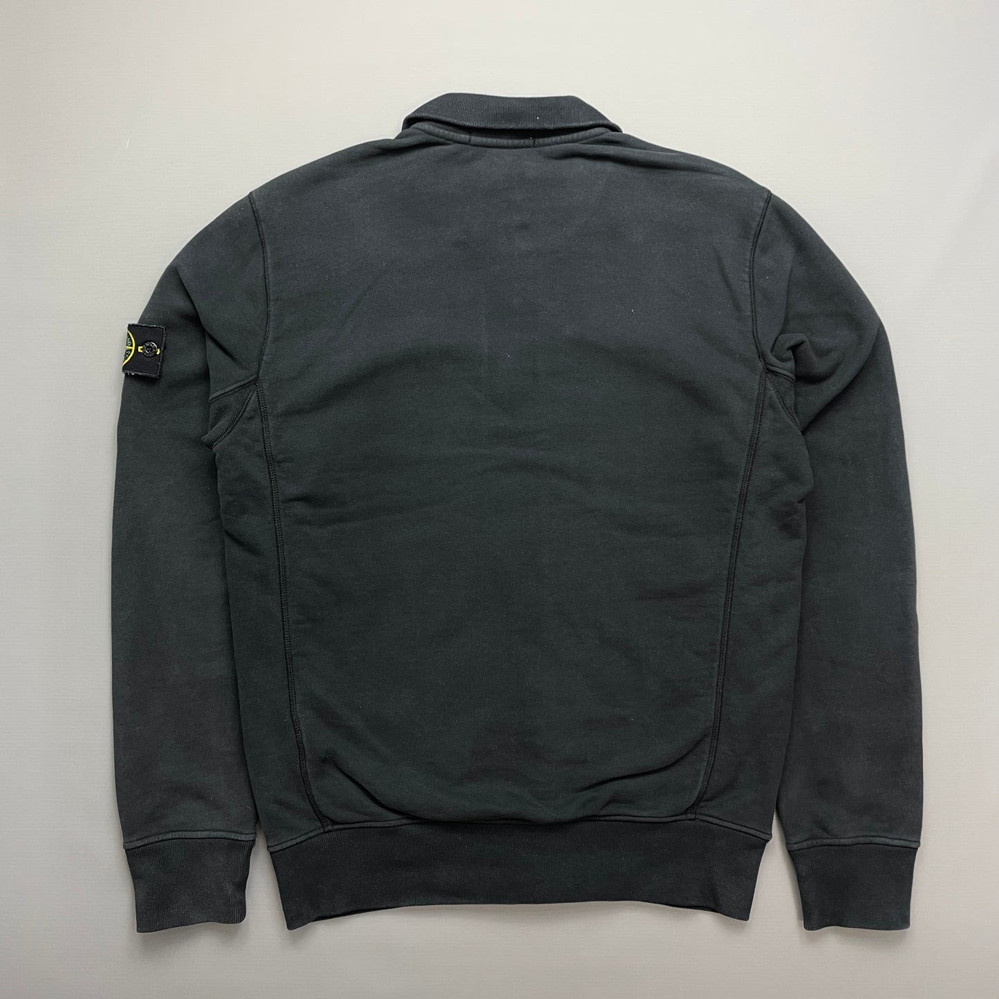 Stone Island Grey AW17 Zip-Through Cotton Jacket