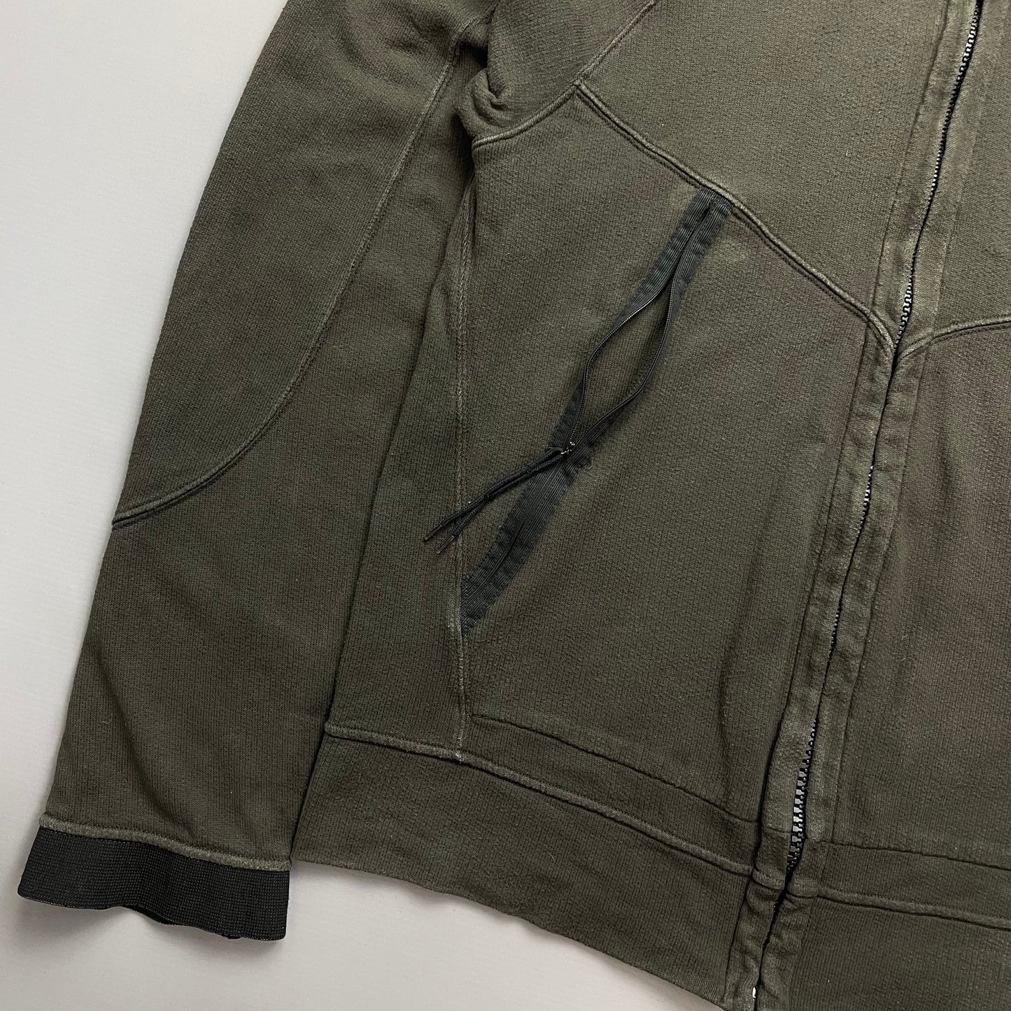 Stone Island Khaki SS06 Lightweight Cotton Zip-Through Jacket