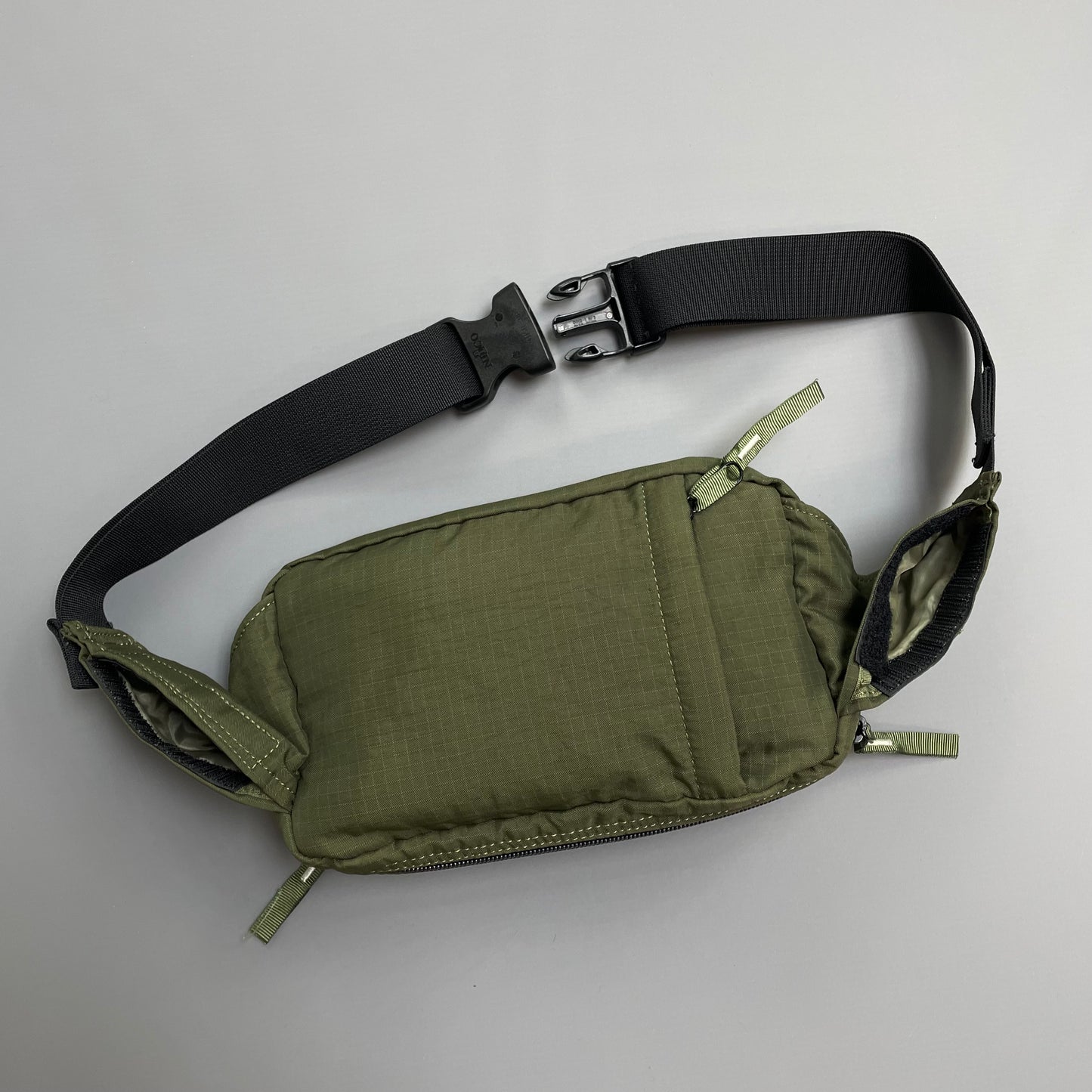Porter Yoshida & Co. Green Canvas Ripstop 3M Reflective Crossbody Bag