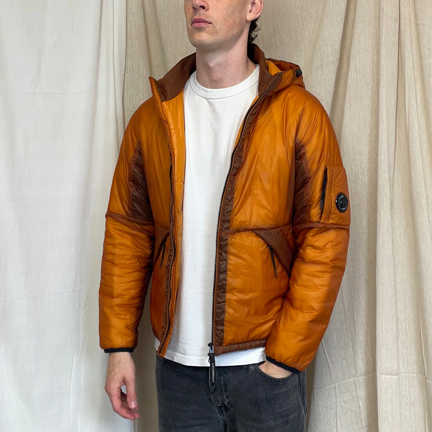 C.P. Company Orange Outline With Primaloft Technology Jacket