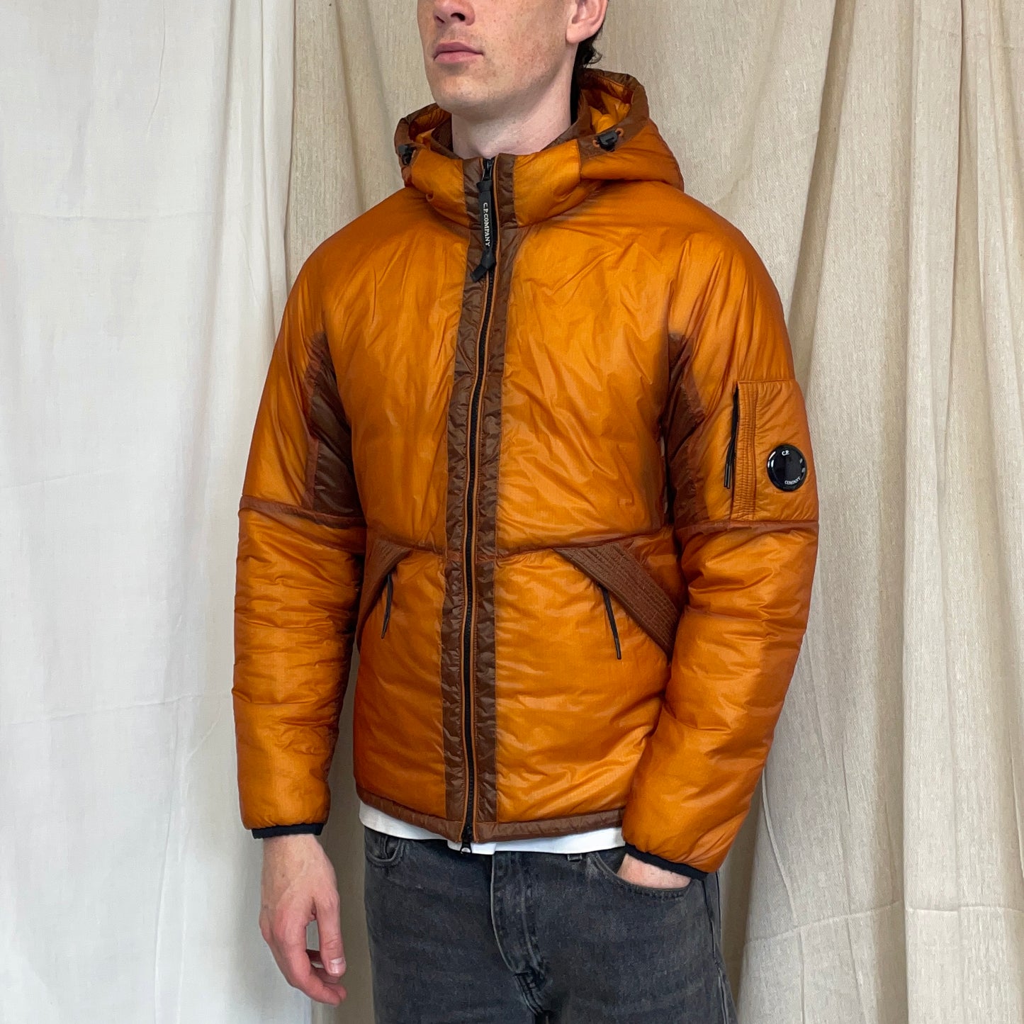 C.P. Company Orange Outline With Primaloft Technology Jacket