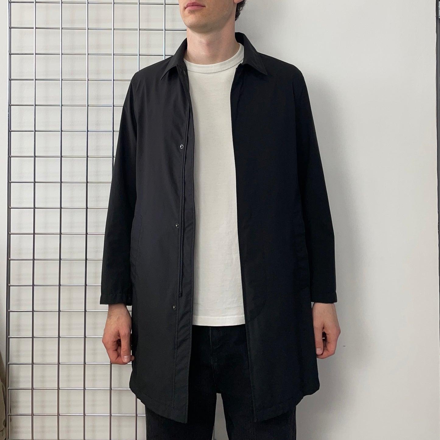 Prada Sport Black 2006 Longline Trench Coat