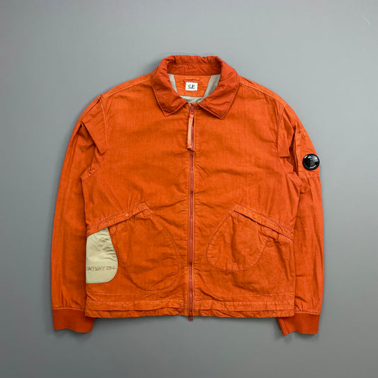 C.P. Company Orange SS23 Ba-Tic Lightweight Military Harrington Jacket