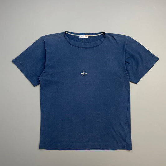 Stone Island Navy 80s Embroidered Compass Tee