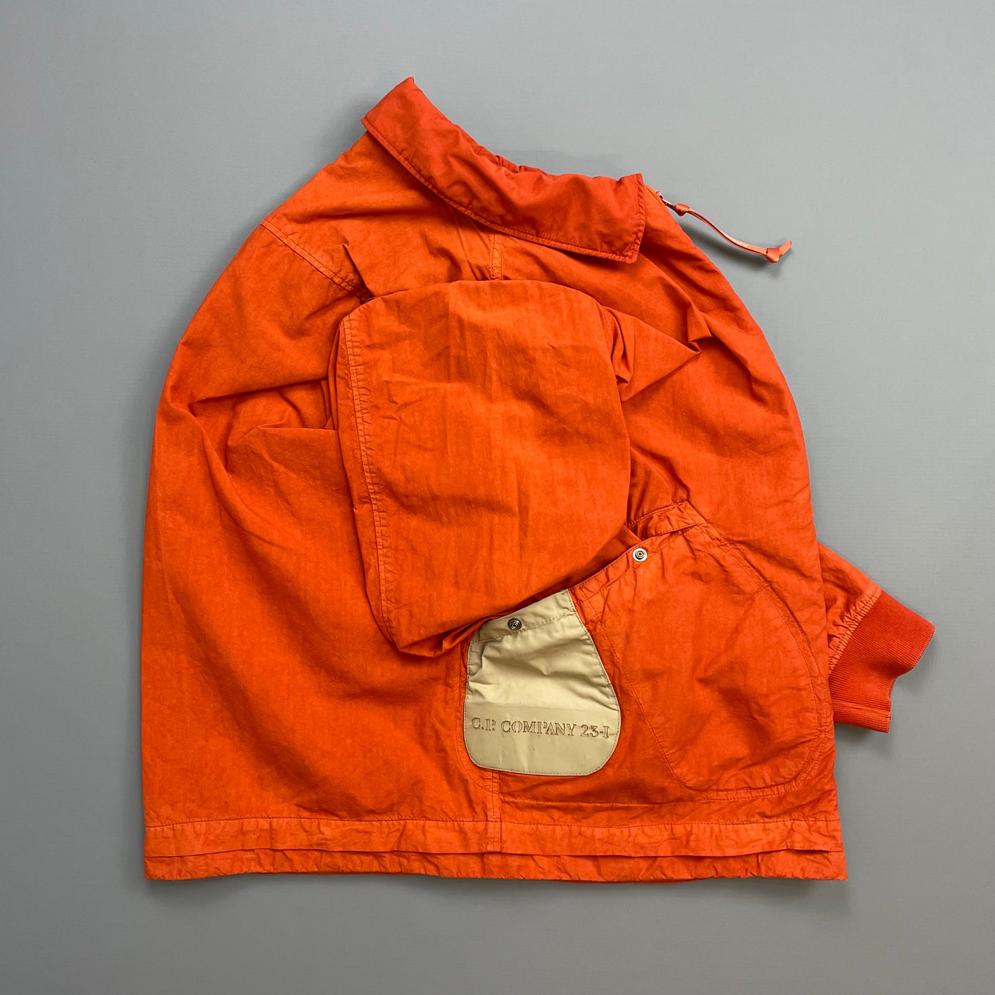 C.P. Company Orange SS23 Ba-Tic Lightweight Military Harrington Jacket