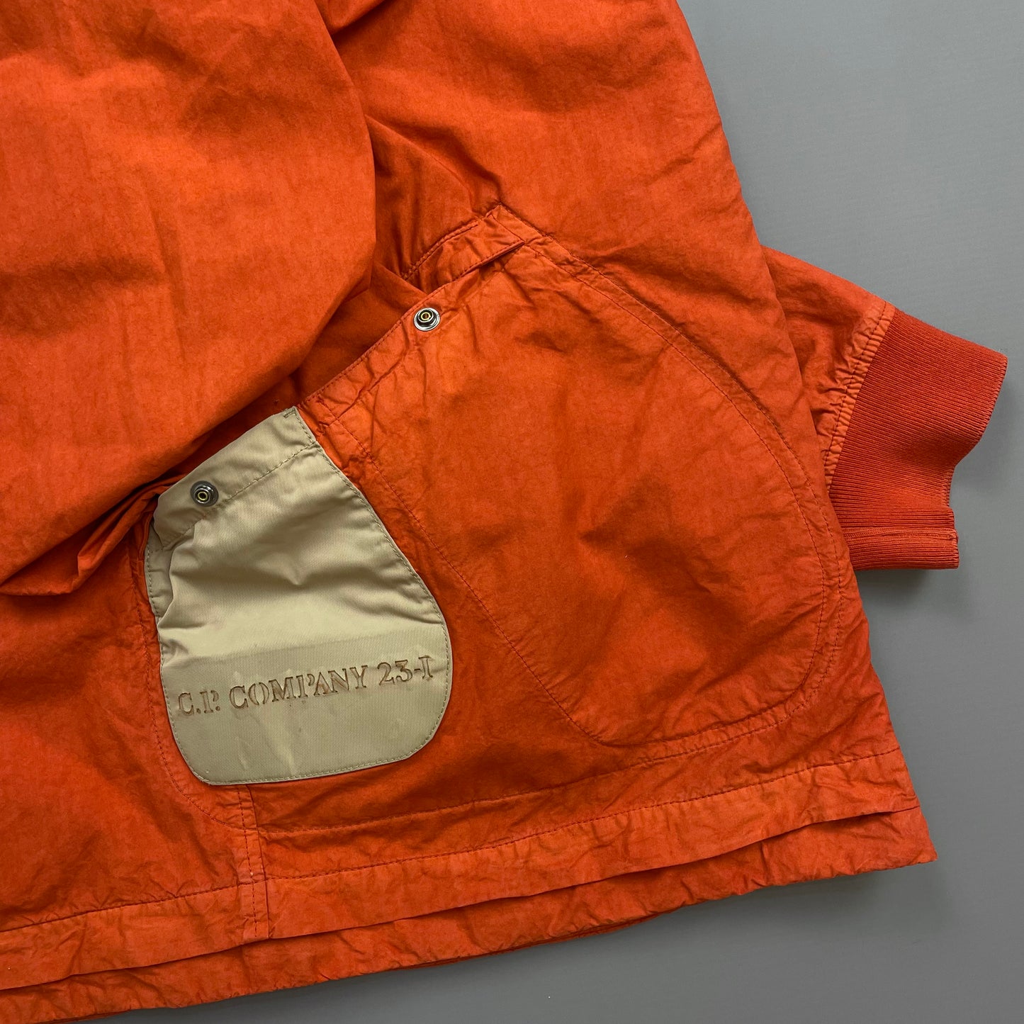 C.P. Company Orange SS23 Ba-Tic Lightweight Military Harrington Jacket