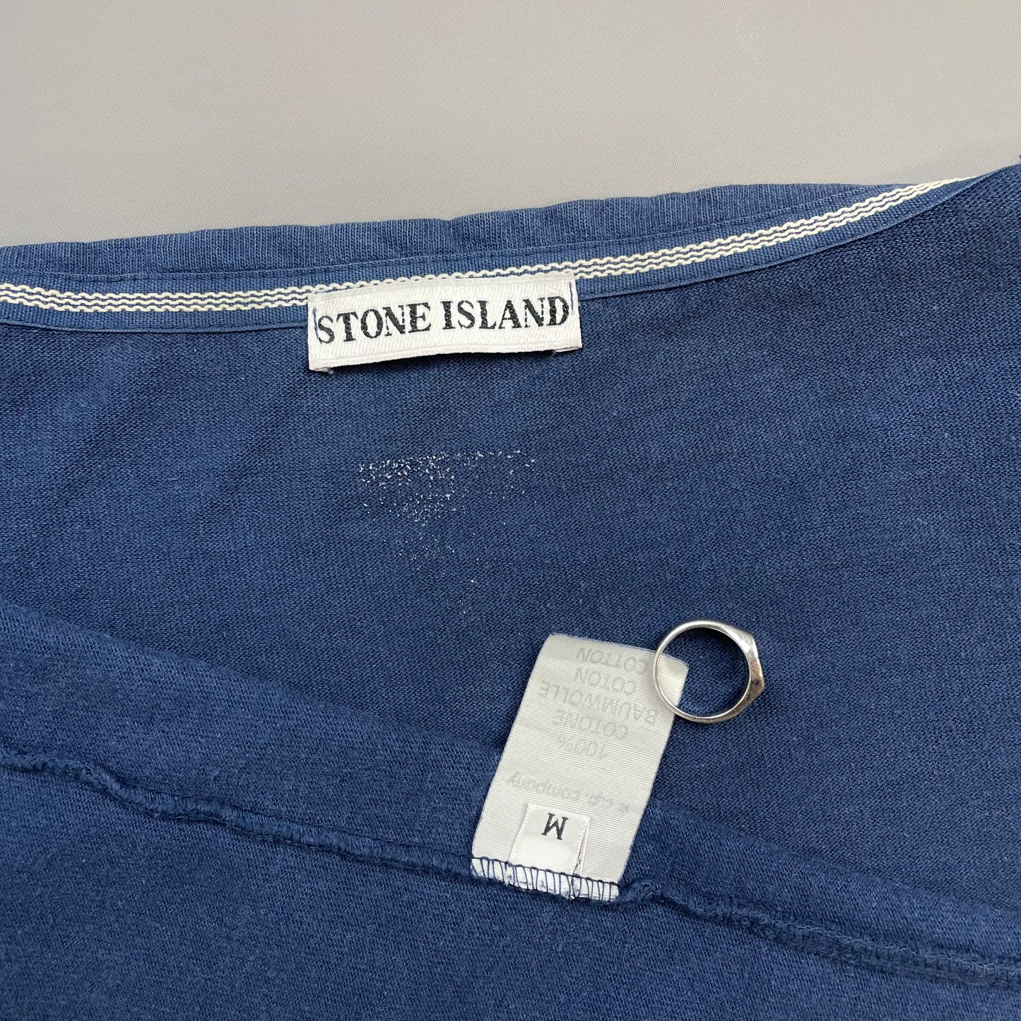 Stone Island Navy 80s Embroidered Compass Tee