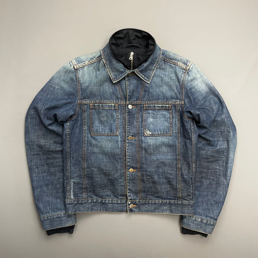 Prada Sport Blue Denim Lined 2005 Ski Jacket