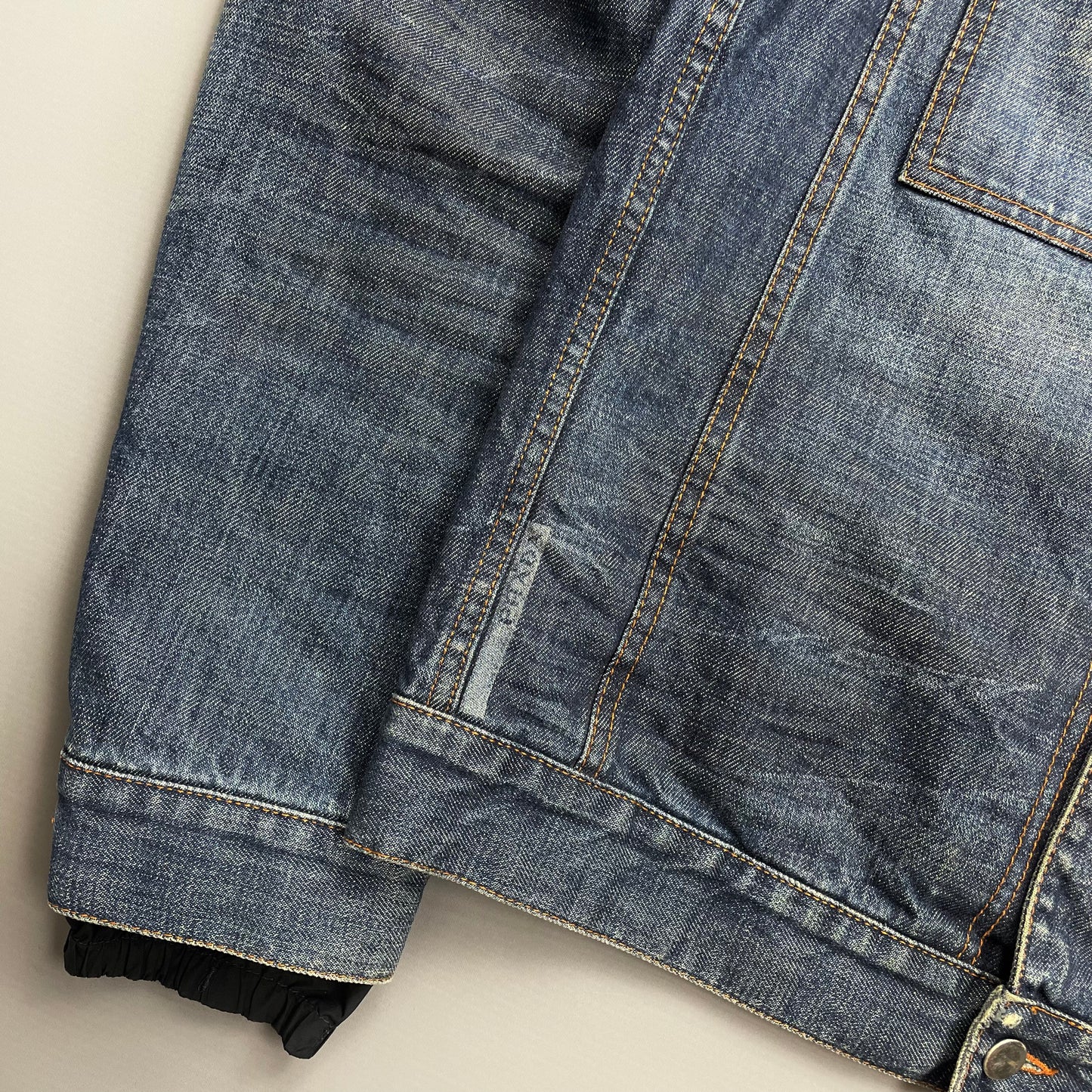 Prada Sport Blue Denim Lined 2005 Ski Jacket