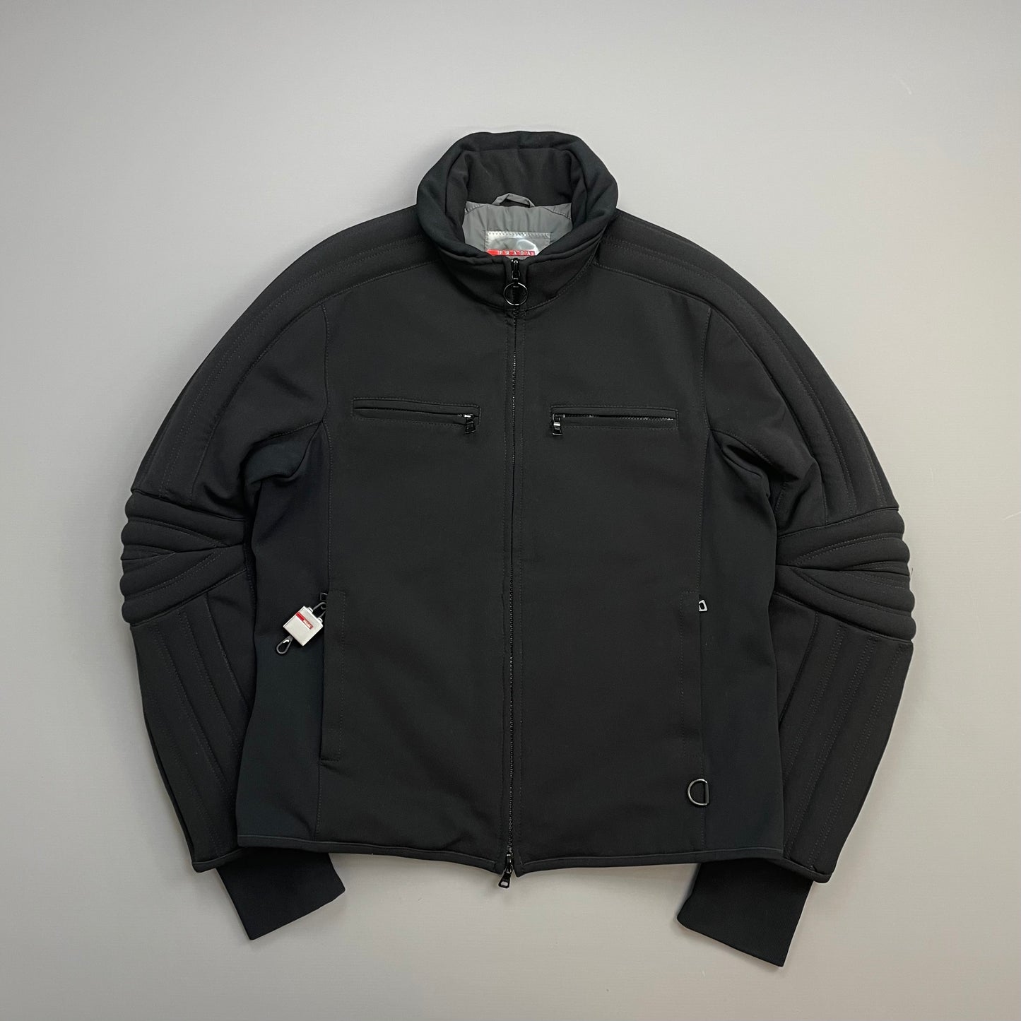 Prada Sport Black 00s Padded Technical Ski Jacket