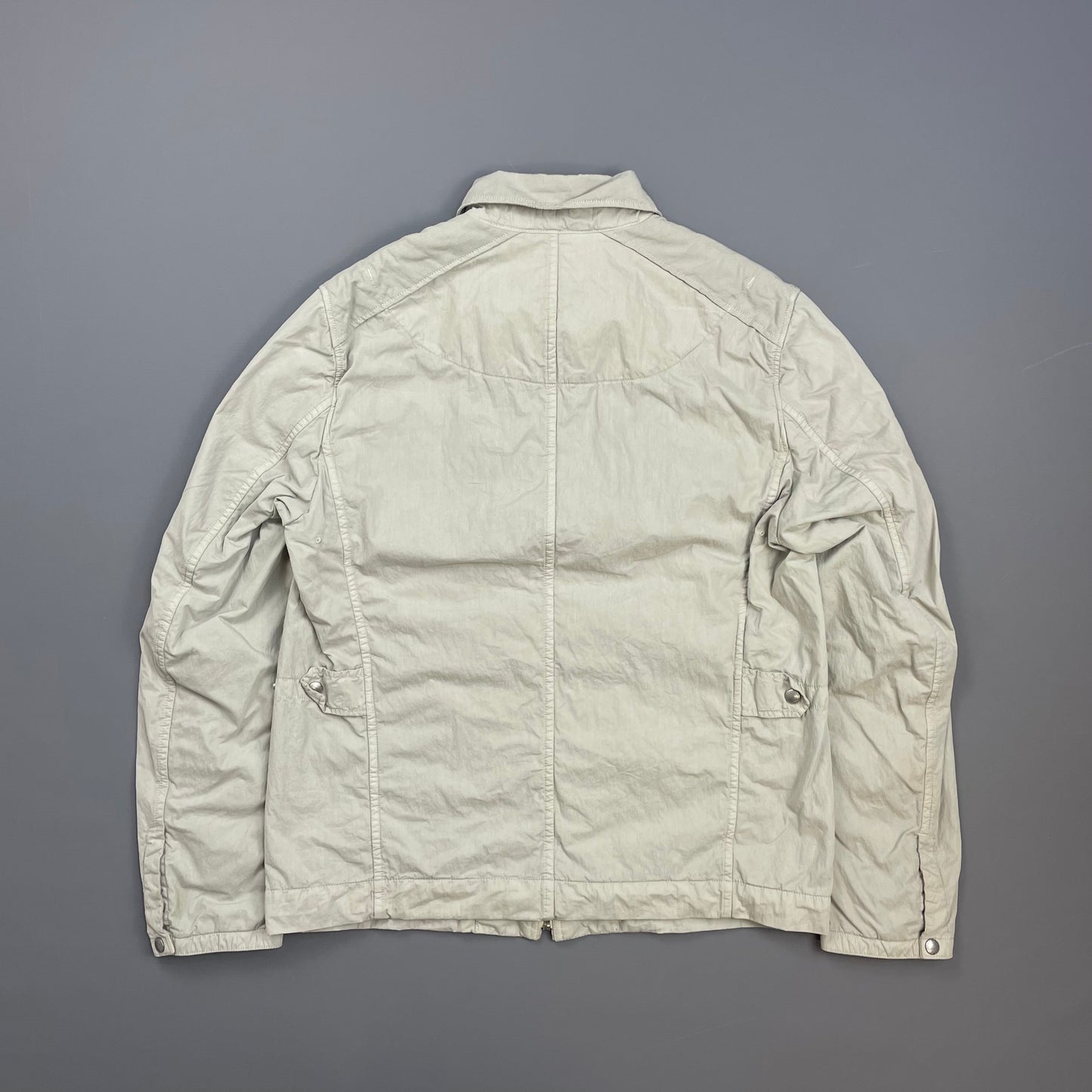 C.P. Company Grey Utility Zip-Through Overshirt Jacket