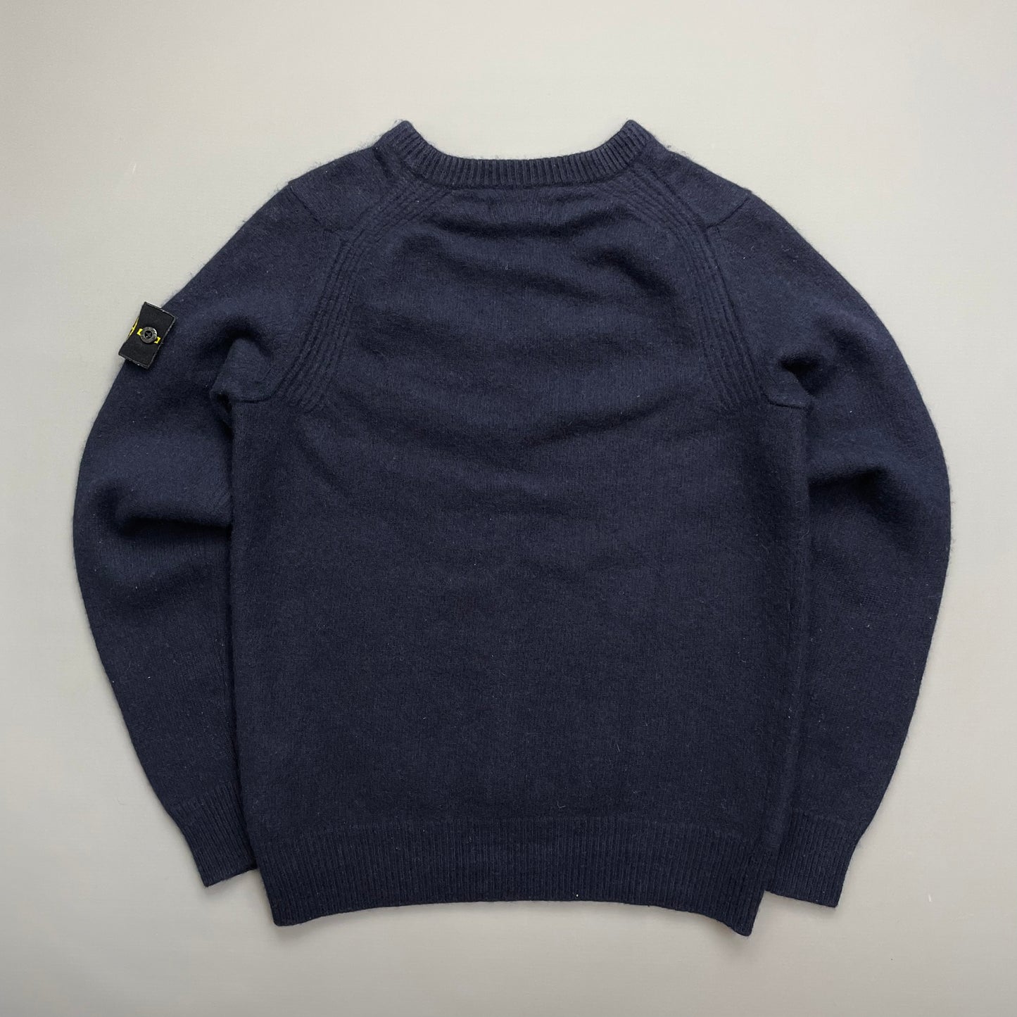 Stone Island Navy AW21 Wool Knit Crewneck Jumper