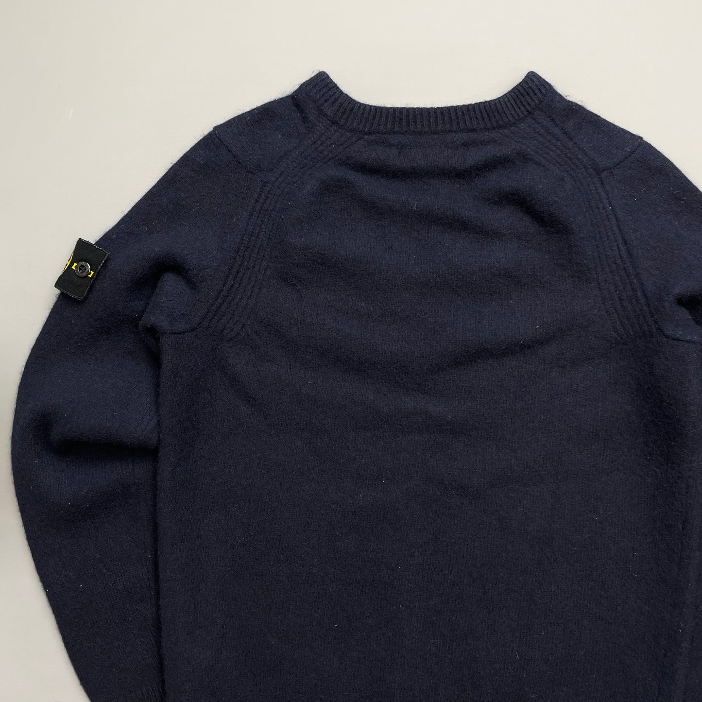 Stone Island Navy AW21 Wool Knit Crewneck Jumper