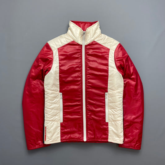Prada Sport Red Nylon Astro Padded 2008 Jacket