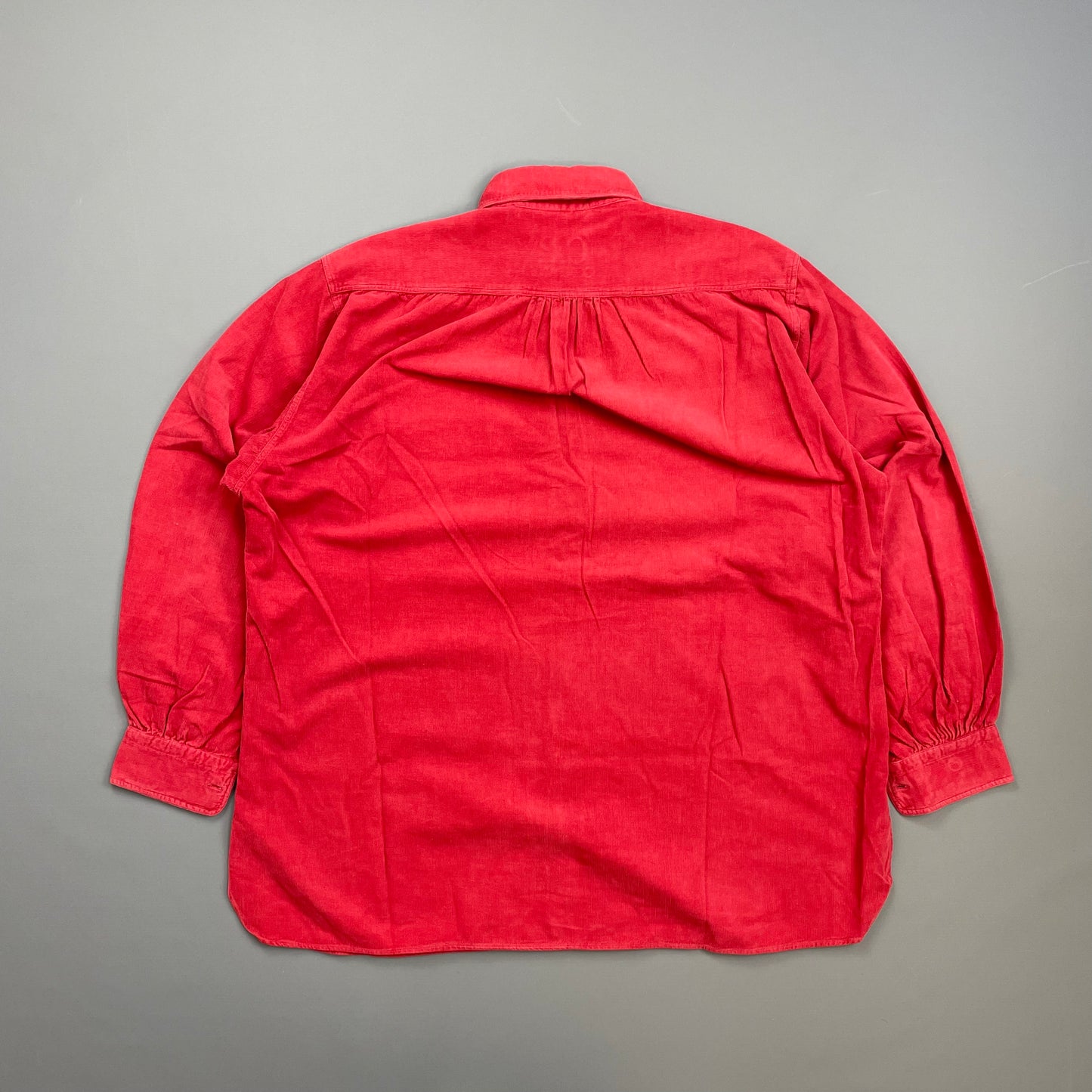 C.P. Company Red 1980s Fine Cord Shirt