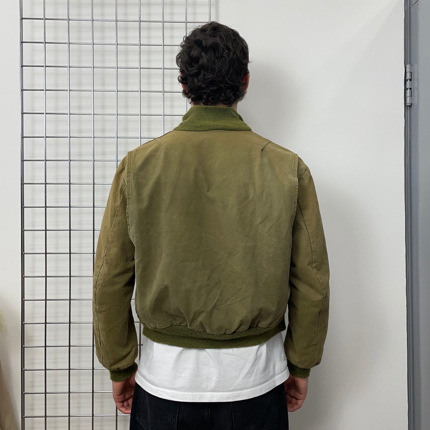 Spiewak & Sons Khaki Green 70s Type T-1 Tanker Military Bomber Jacket
