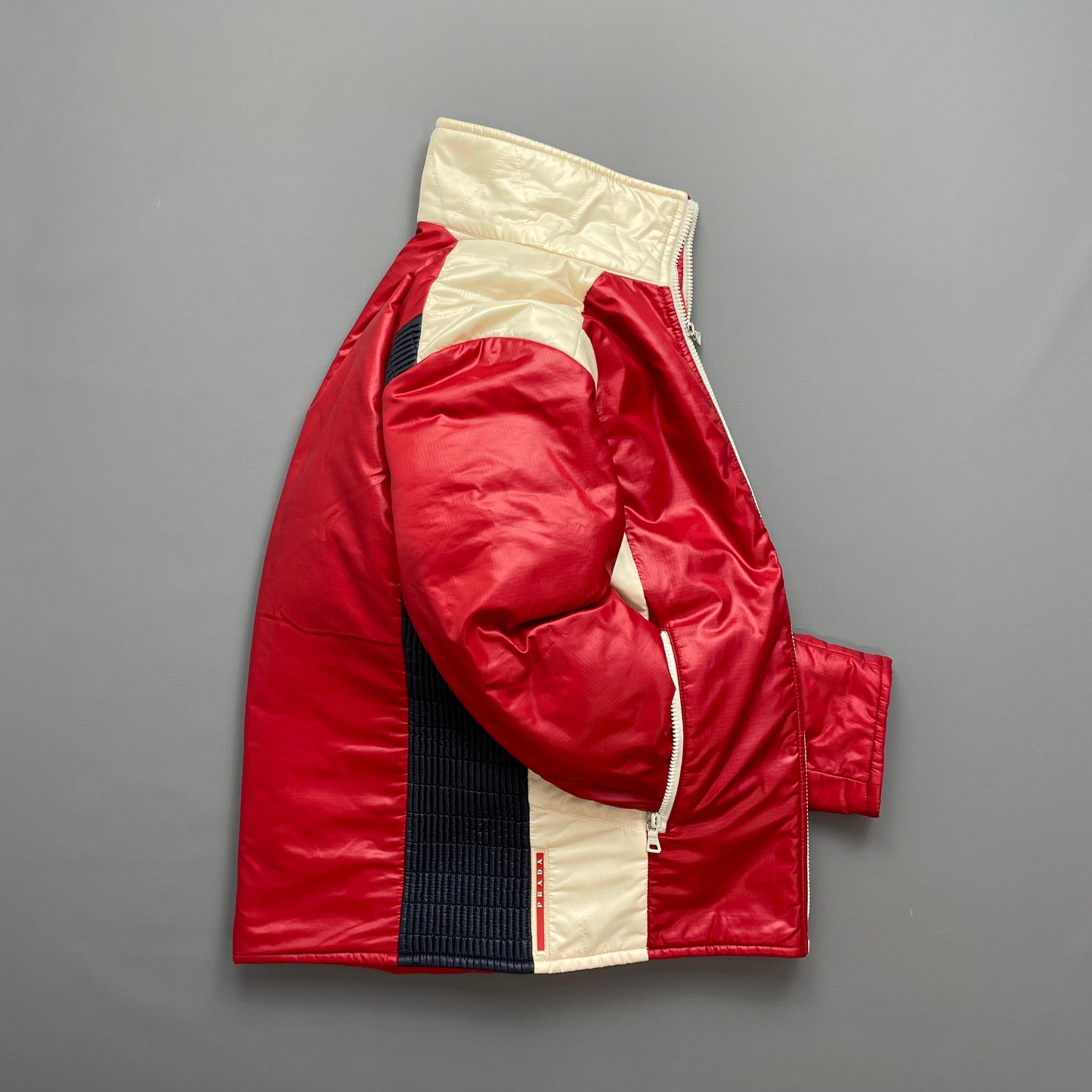 Prada Sport Red Nylon Astro Padded 2008 Jacket