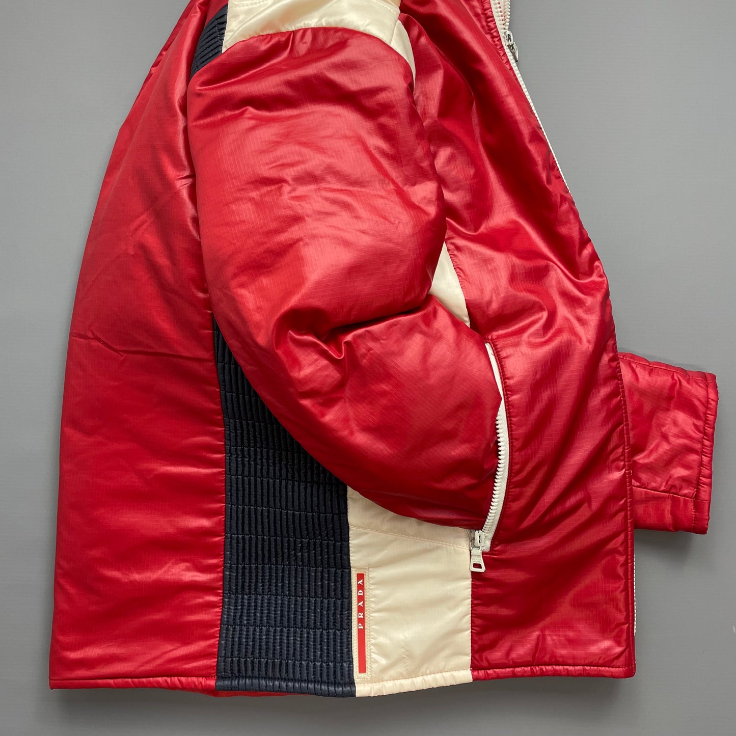 Prada Sport Red Nylon Astro Padded 2008 Jacket