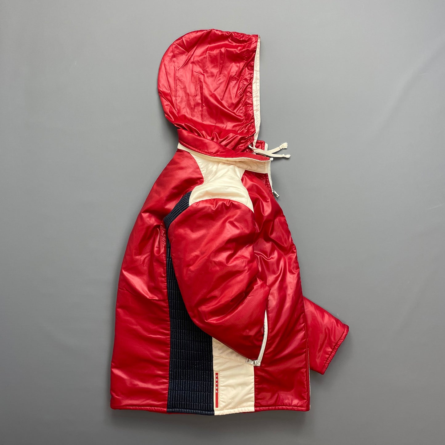 Prada Sport Red Nylon Astro Padded 2008 Jacket