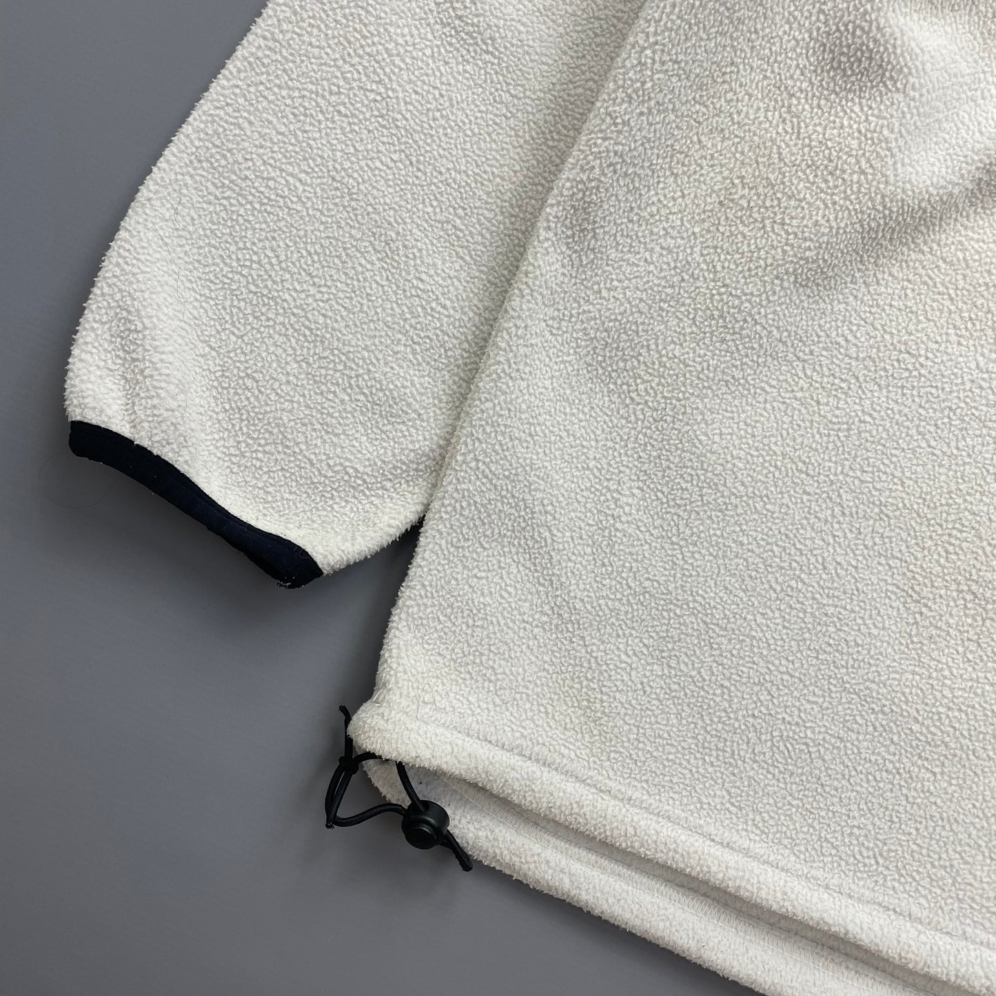 Nike White 1998 Winter Release Half-Zip Spellout Fleece