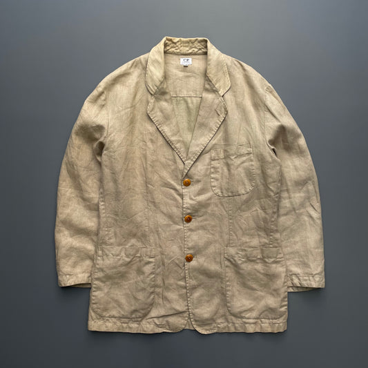 C.P. Company Beige 80s Ideas From Massimo Osti Linen Blazer