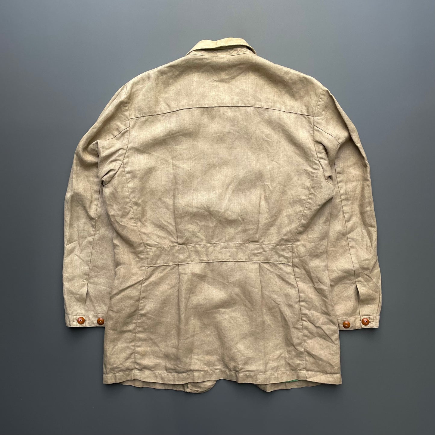C.P. Company Beige 80s Ideas From Massimo Osti Linen Blazer