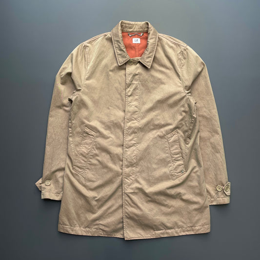 C.P. Company Beige & Orange Car Coat