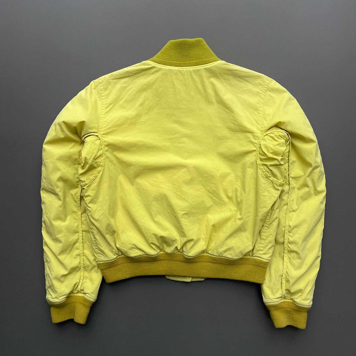 C.P. Company Yellow AW04 Women's Donna Padded Bomber Jacket