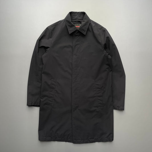 Prada Sport Black 2006 Longline Trench Coat