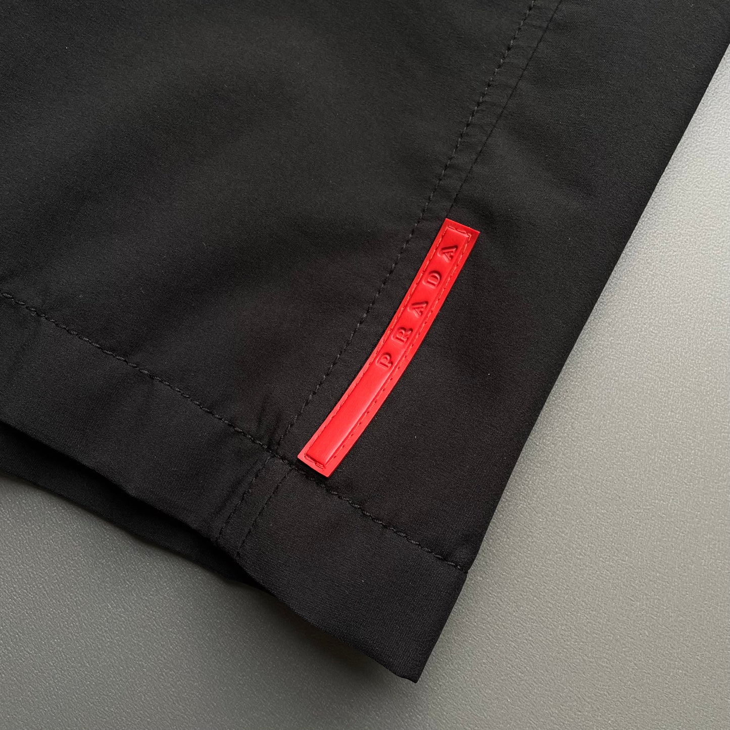 Prada Sport Black 2006 Longline Trench Coat