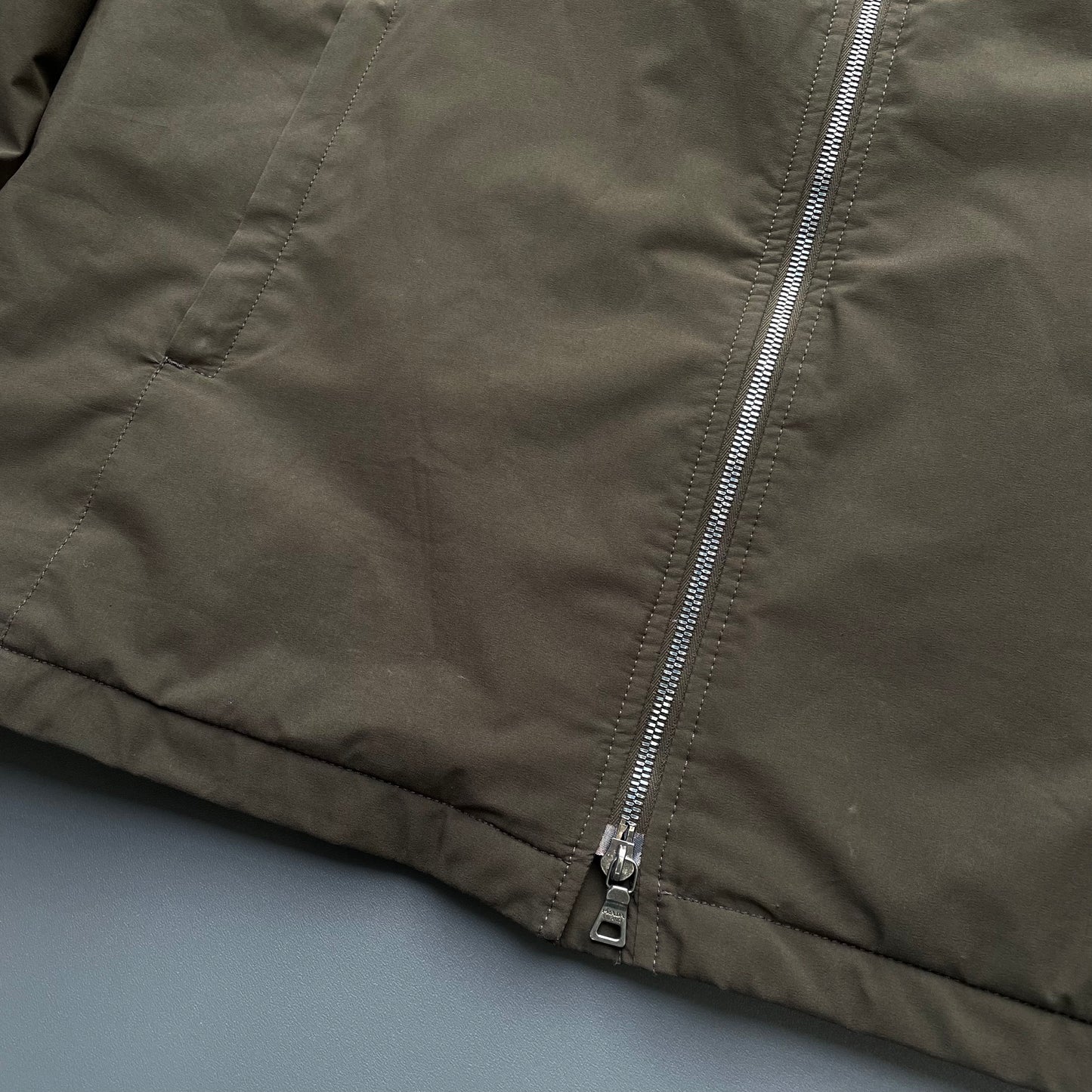 Prada Sport Brown 2006 Padded Stash Hood Jacket