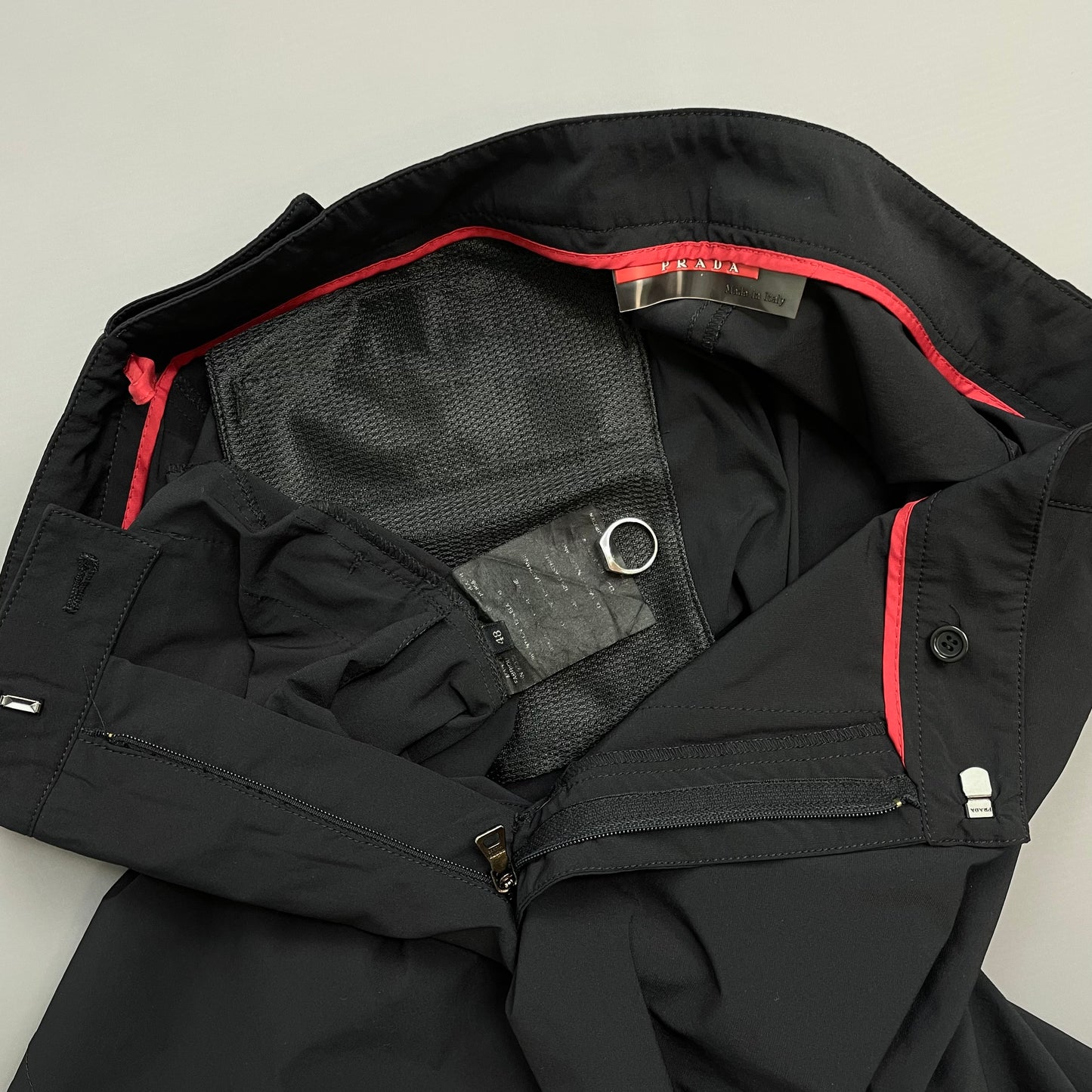 Prada Sport Navy 00s Nylon Technical Shorts