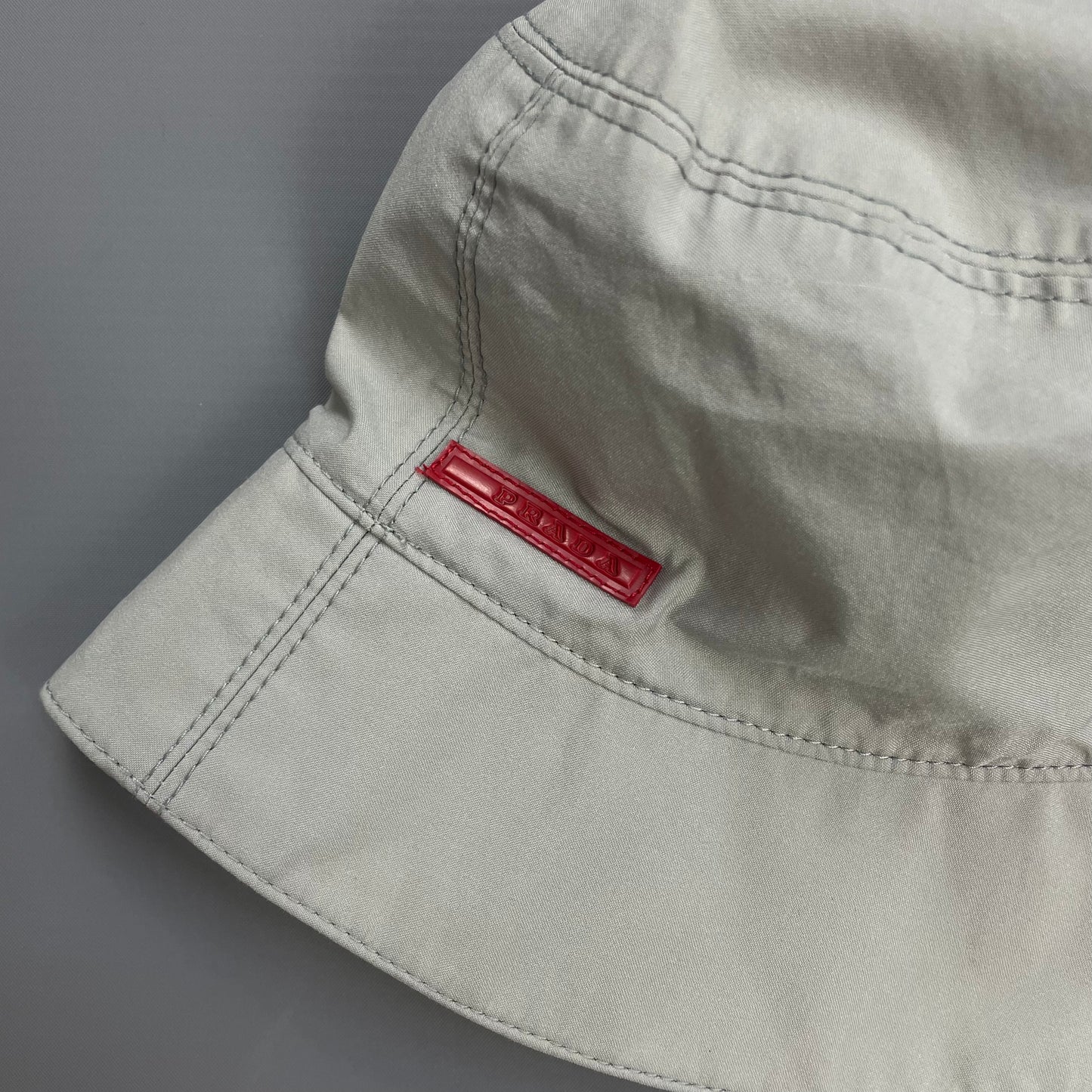 Prada Sport Grey 00s Bucket Hat