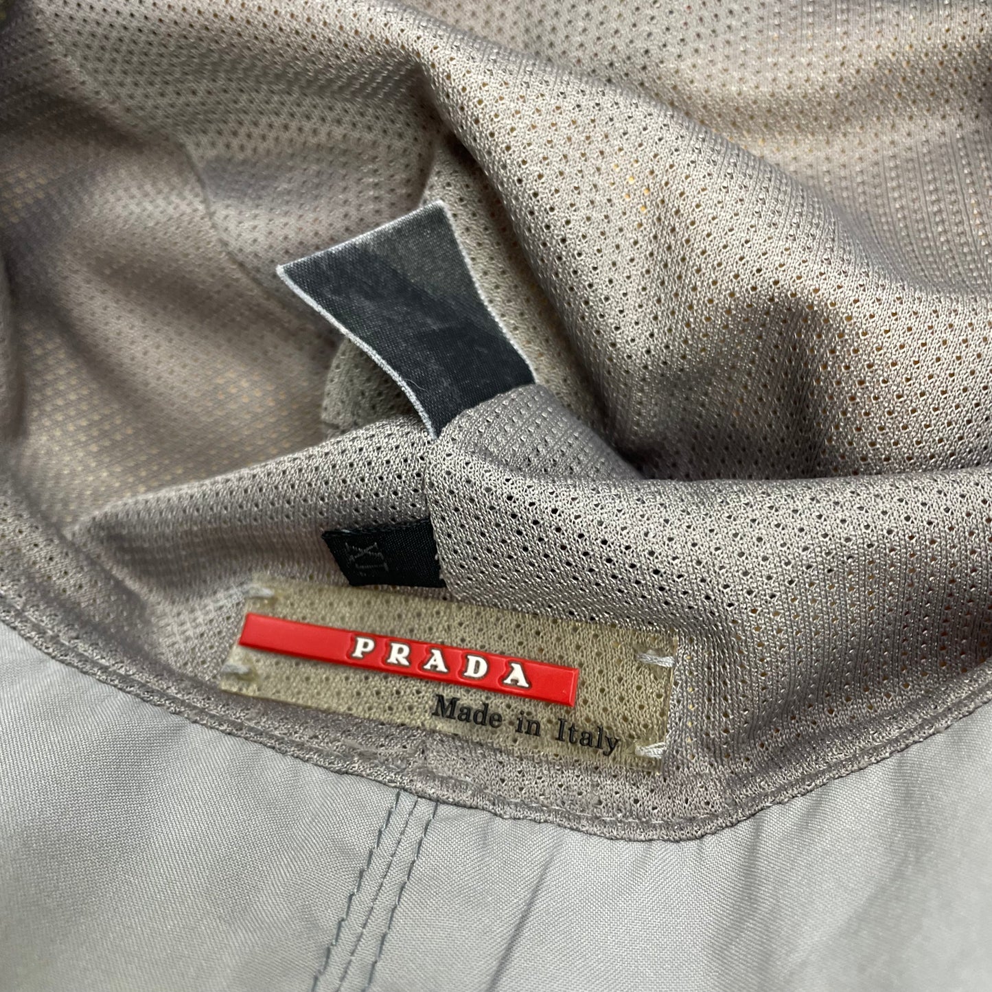 Prada Sport Grey 00s Bucket Hat