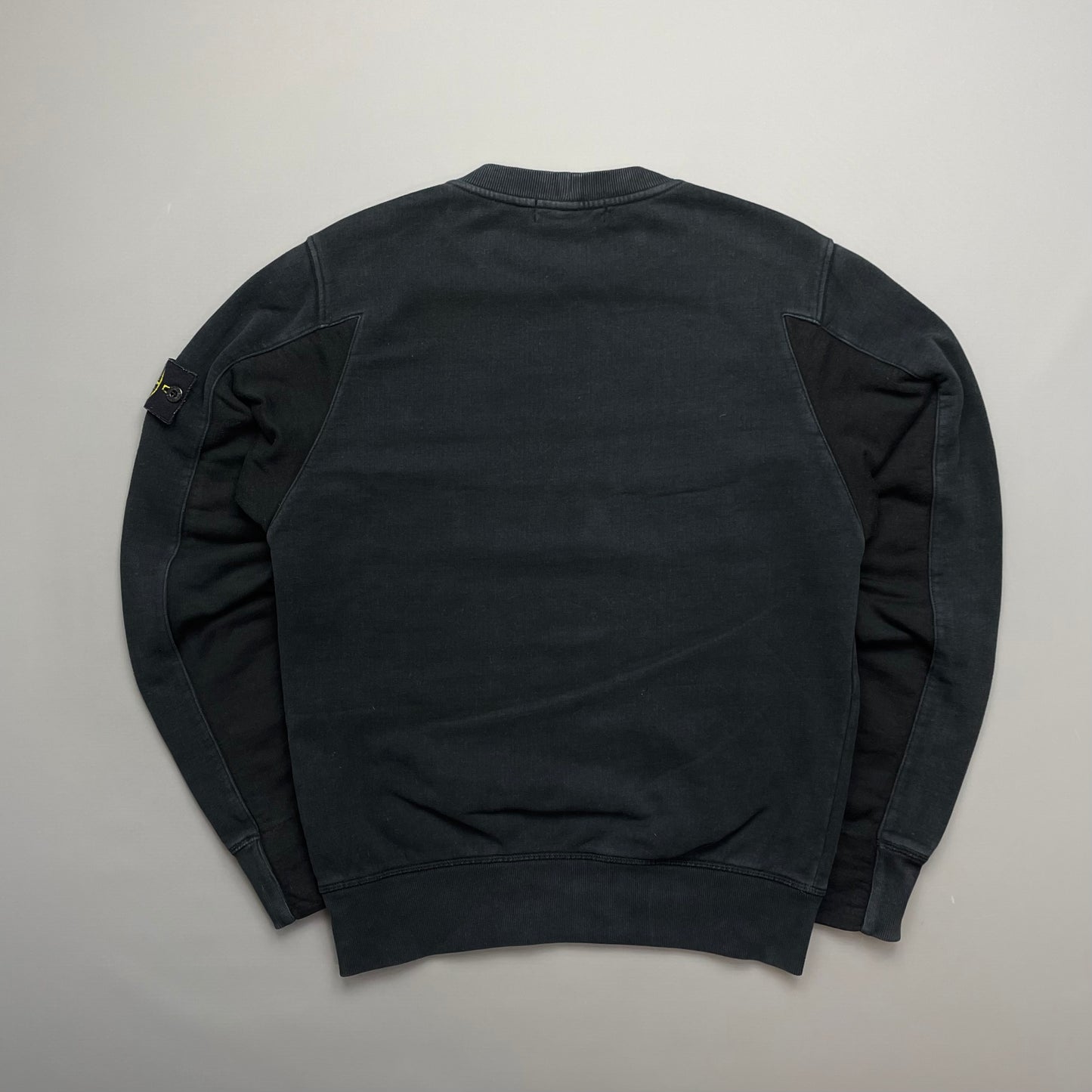Stone Island Black Panelled Sleeve AW15 Sweatshirt