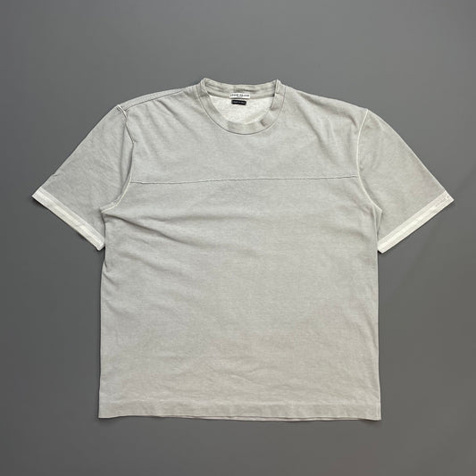 Stone Island Grey/Blue SS04 Sleeve Spellout T-Shirt