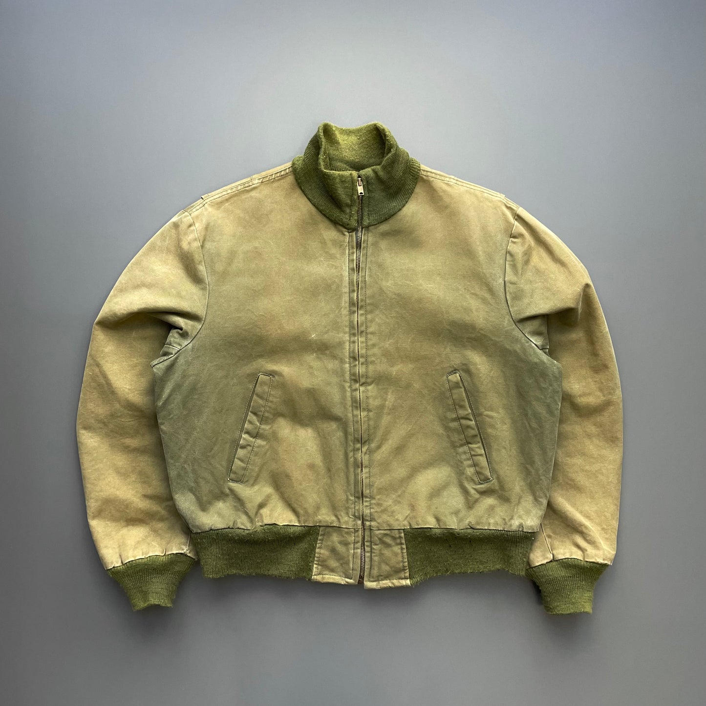 Spiewak & Sons Khaki Green 70s Type T-1 Tanker Military Bomber Jacket