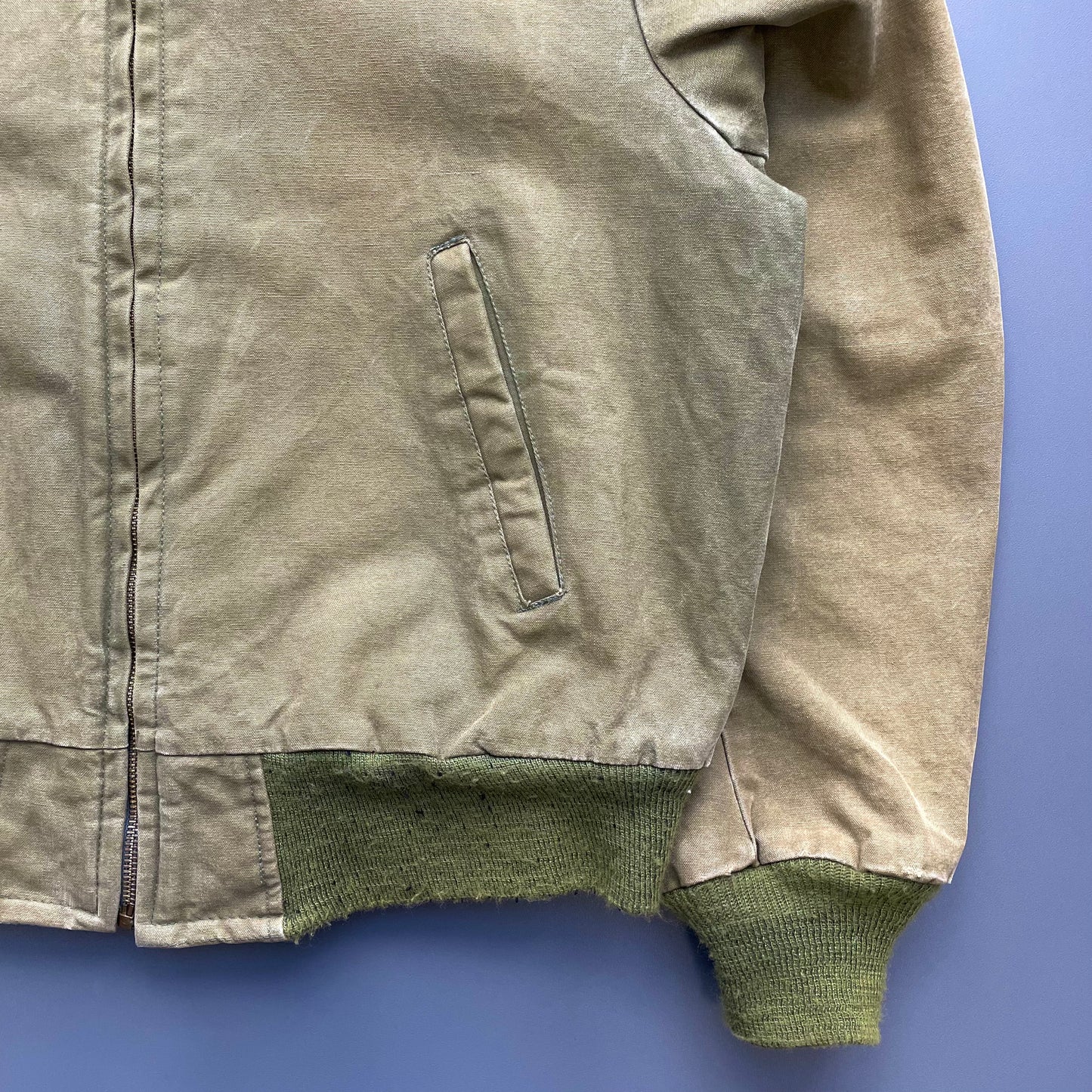 Spiewak & Sons Khaki Green 70s Type T-1 Tanker Military Bomber Jacket