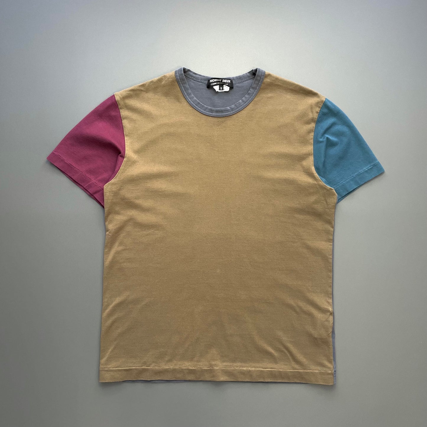 Comme Des Garçons Homme Deux SS20 Tri-Colour T-Shirt