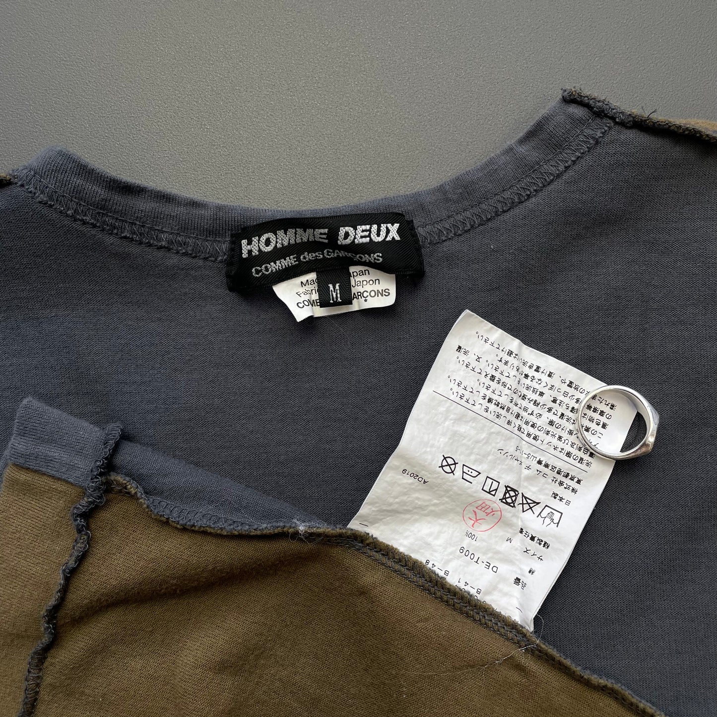 Comme Des Garçons Homme Deux SS20 Tri-Colour T-Shirt