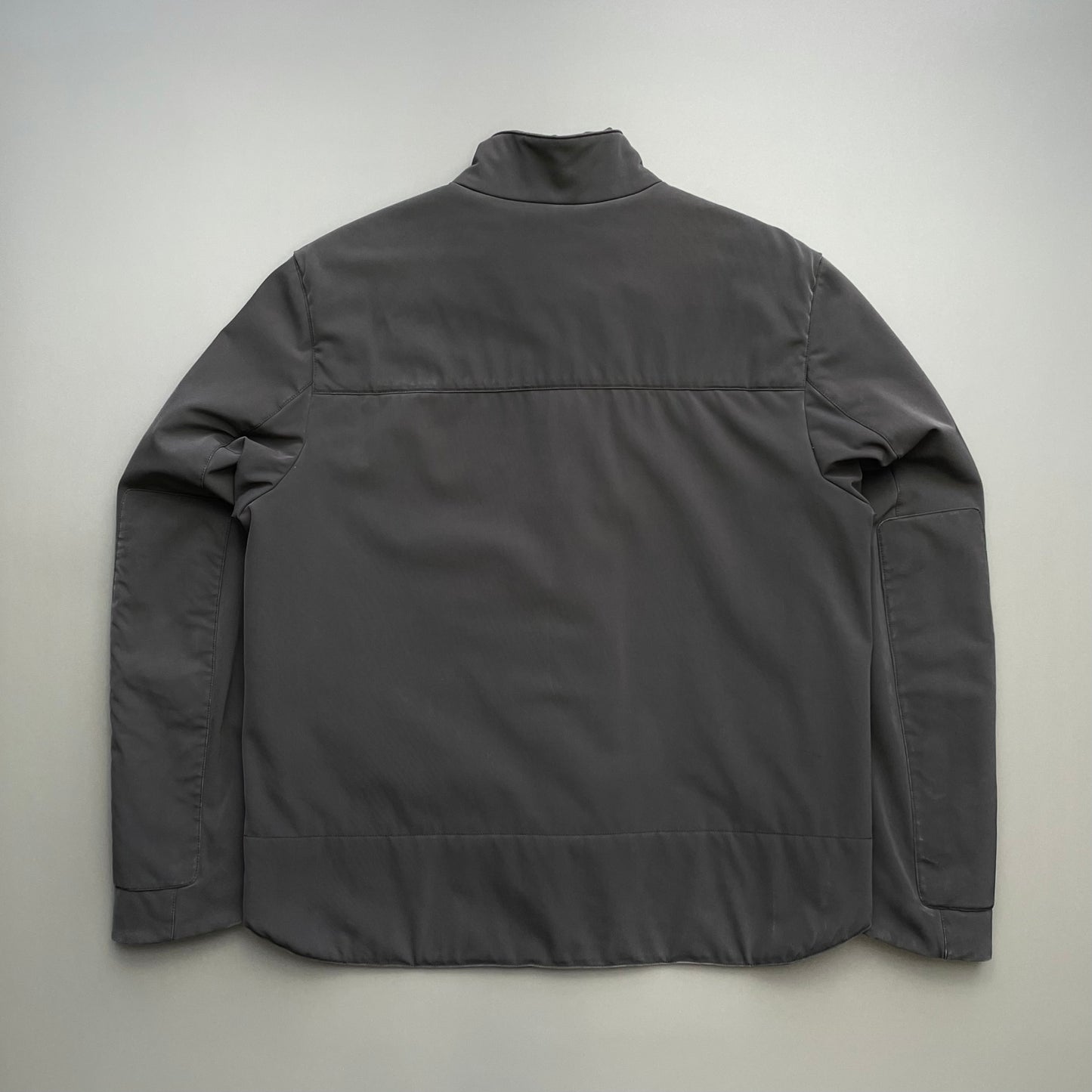Prada Grey FW99 Technical Padded Biker Jacket